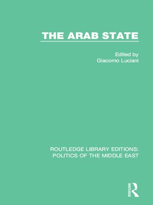 cover image of The Arab State